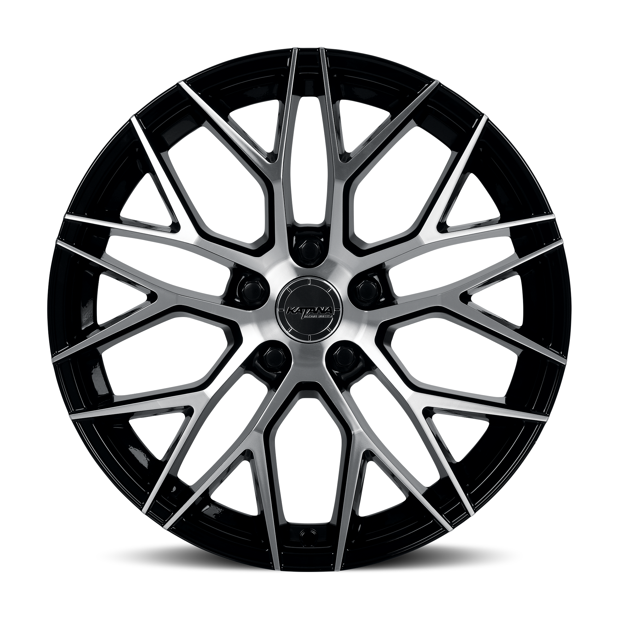 Katana KR01 GLOSS BLACK MACHINE FACE wheel