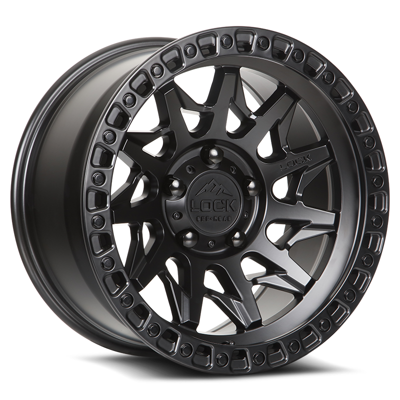Lock Off-Road Lunatic Matte Black wheel