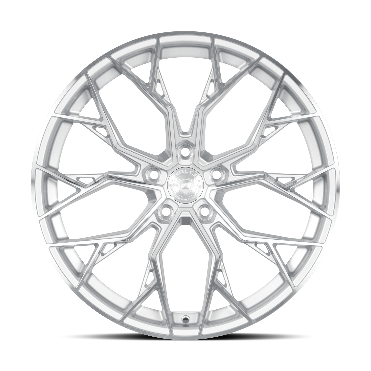 Dolce Performance Aria Gloss Silver Machined Face roue