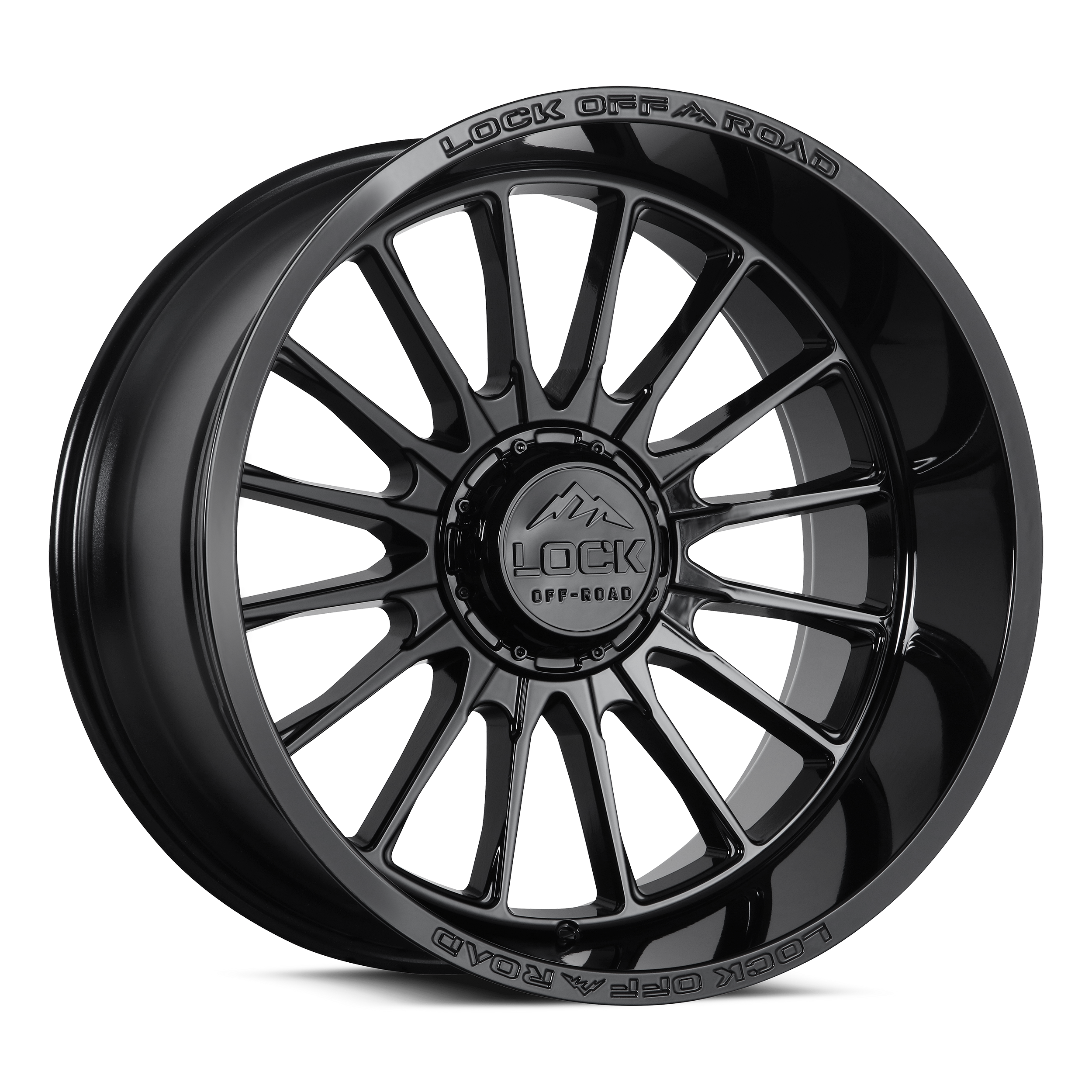 Lock Xtreme Striker Gloss Black wheel