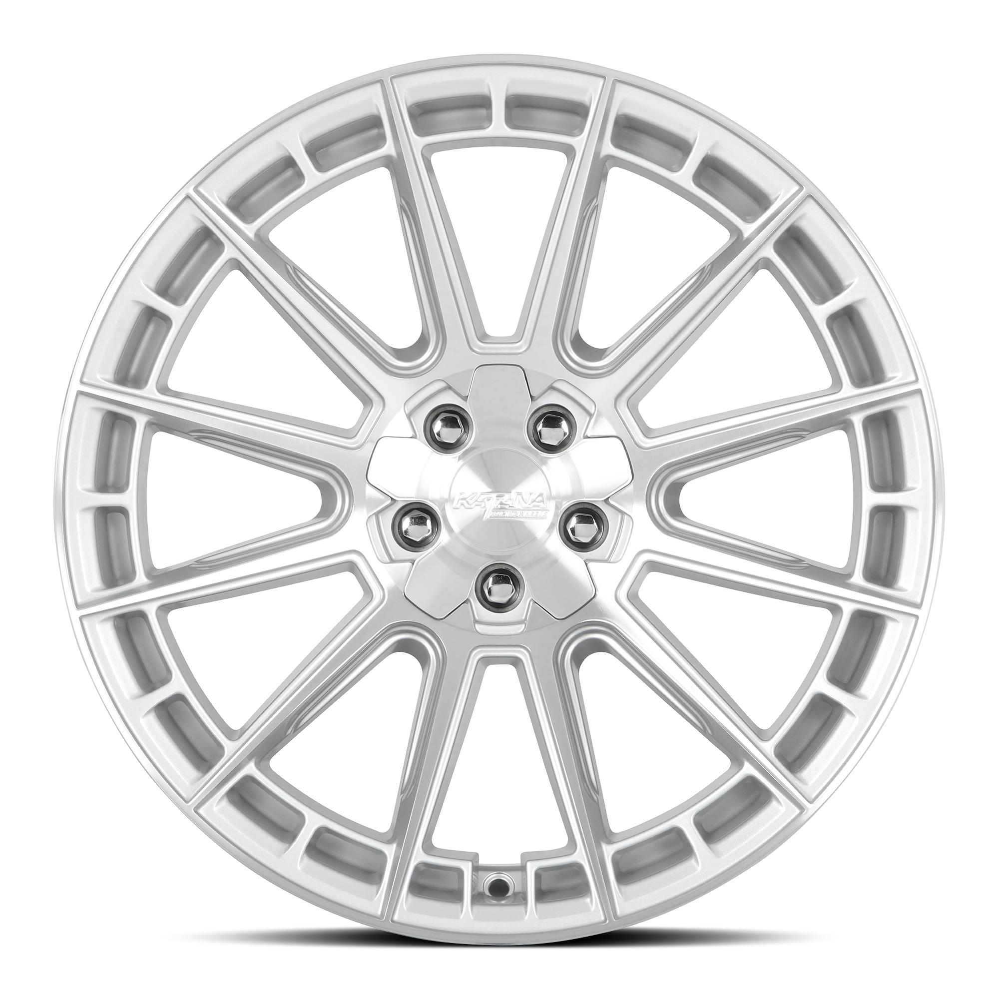 Katana KR11 Gloss Silver Machine Face wheel