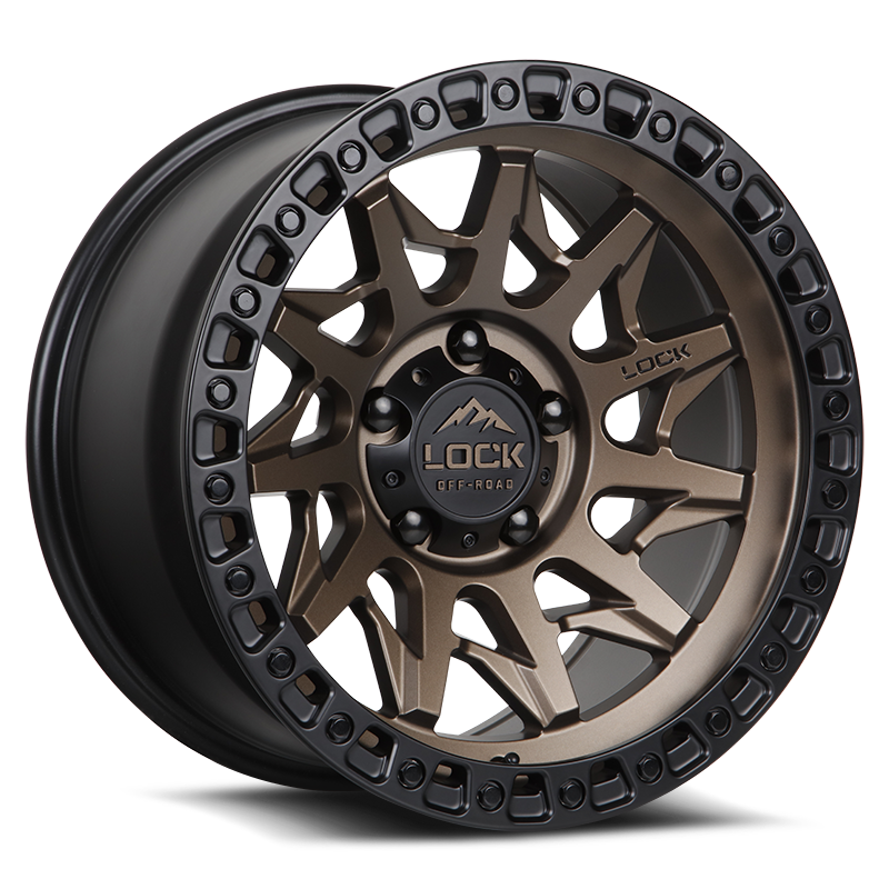 Lock Off-Road Lunatic Matte Bronze wheel