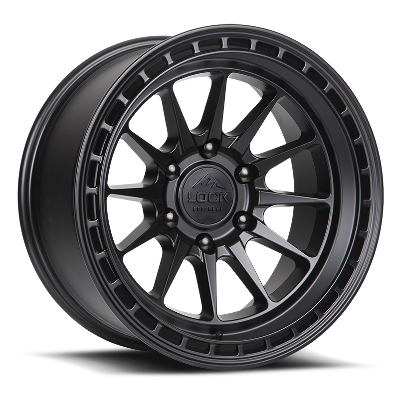 Lock Off-Road Baja Matte Black wheel