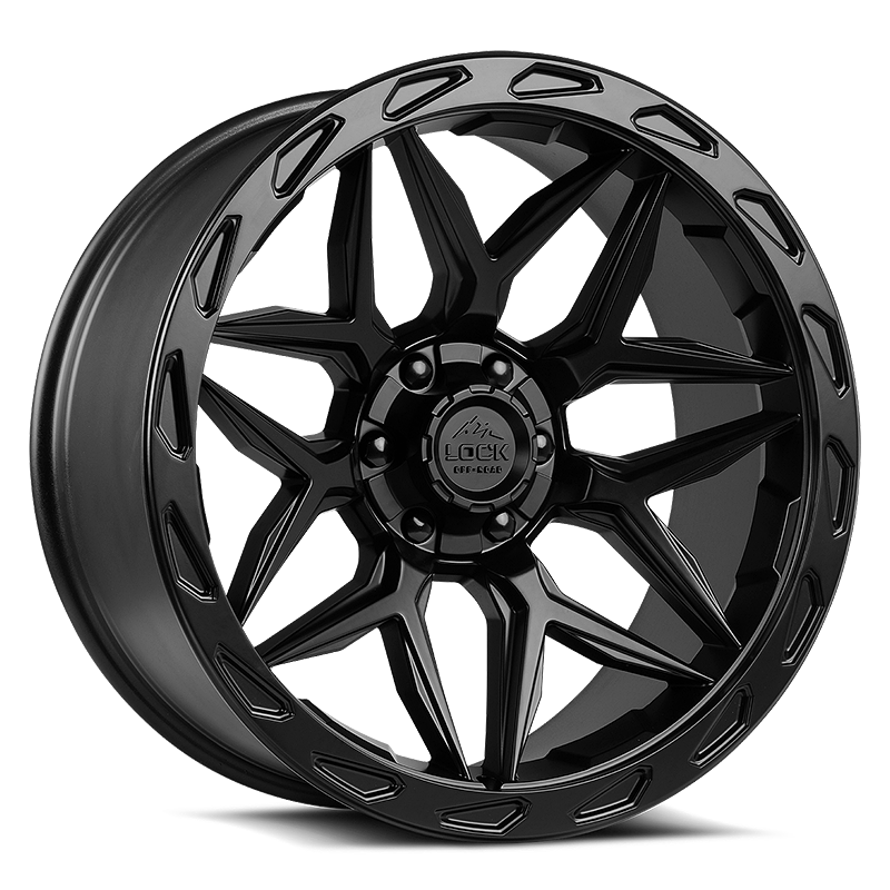 Lock Off-Road Matrix Matte Black wheel