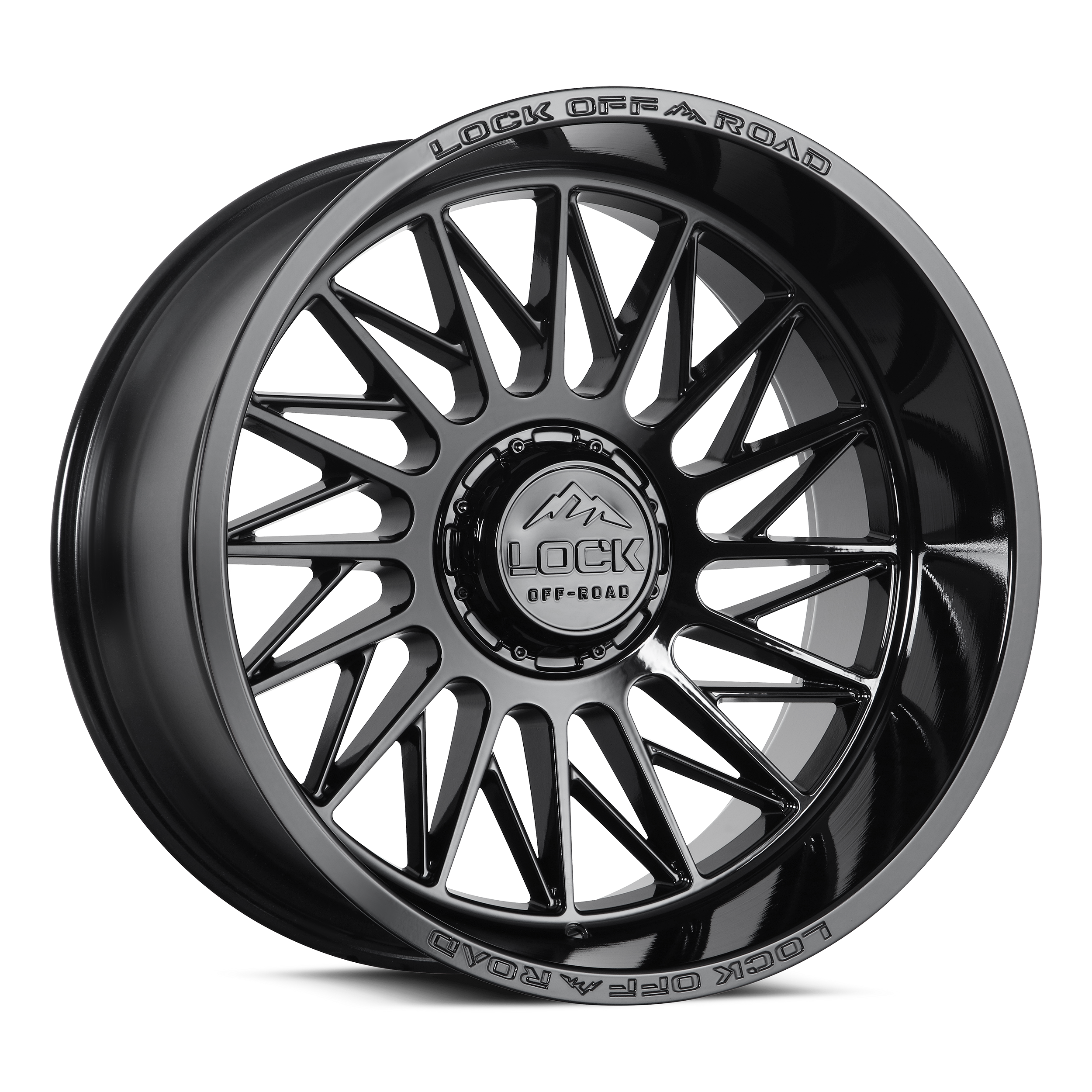 Lock Xtreme Assault Gloss Black wheel